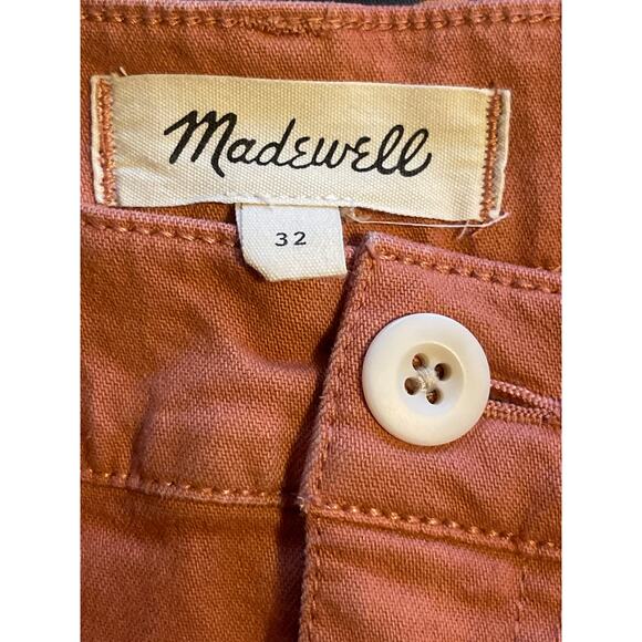 Madewell Emmett 2.0 Wide-Leg Crop Pants Jeans Dried Rose Plus Size 32 - Picture 10 of 10